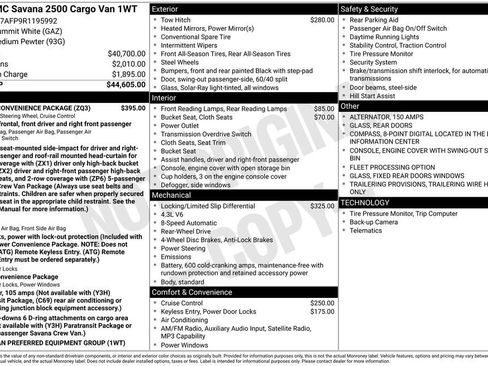 Used 2024 GMC Savana 2500 w/ Driver Convenience Package image 27