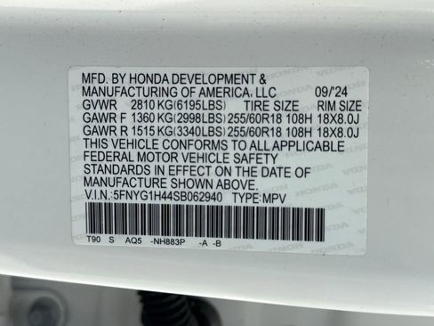 Certified 2025 Honda Pilot EX-L image 37