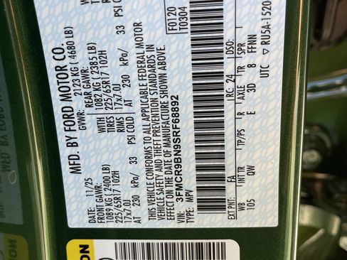 New 2025 Ford Bronco Sport Big Bend image 23