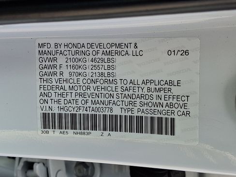 Used 2026 Honda Accord Sport image 28