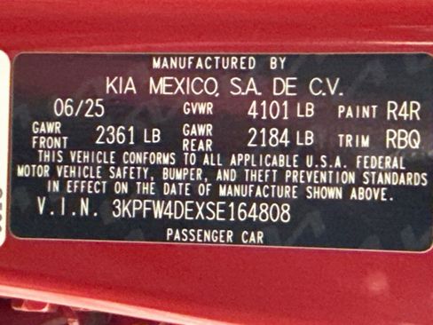 Used 2025 Kia K4 GT-Line w/ GT-Line Sunroof Package FWD image 40