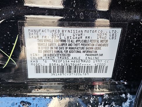 New 2026 Nissan Sentra SV w/ SV Convenience Package image 19