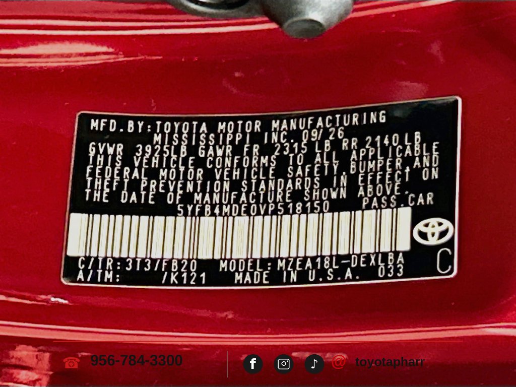 New 2027 Toyota Corolla LE FWD image 28