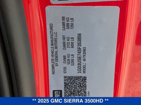 New 2025 GMC Sierra 3500 Pro w/ Convenience Package image 27
