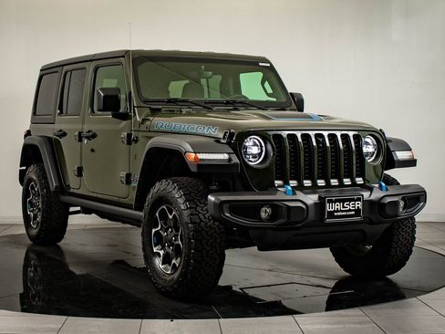 Used 2023 Jeep Wrangler Unlimited Rubicon 4xe w/ Cold Weather Group image 12