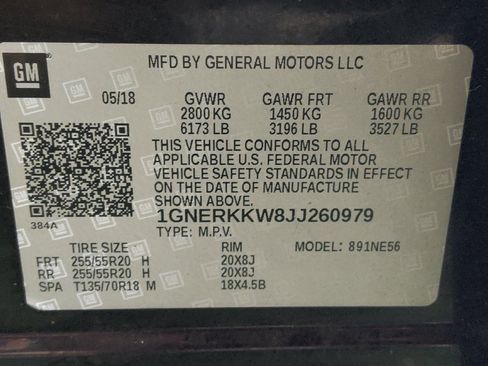 Used 2018 Chevrolet Traverse Premier w/ Driver Confidence II Package FWD image 33