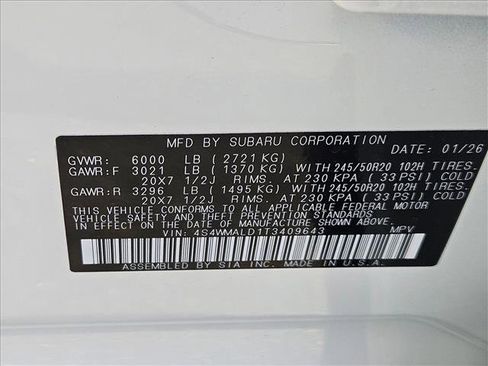 New 2026 Subaru Ascent Bronze Edition image 18