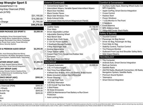 Used 2023 Jeep Wrangler Sport S image 33