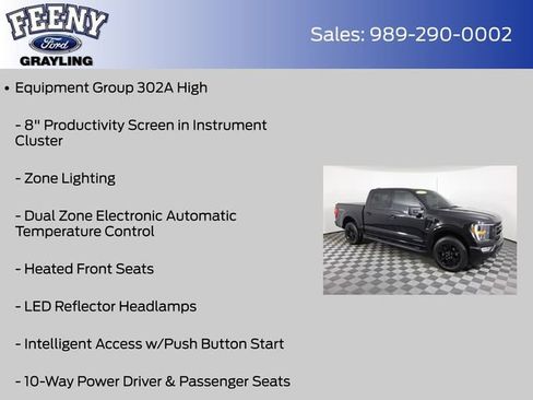 Certified 2023 Ford F150 XLT w/ Equipment Group 302A High image 12