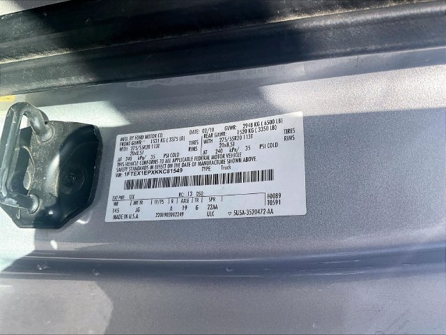 Used 2019 Ford F150 XL w/ Equipment Group 101A Mid AWD/4WD image 9