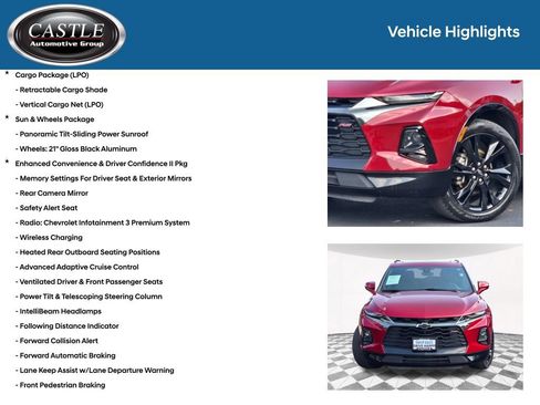Used 2019 Chevrolet Blazer RS FWD image 8