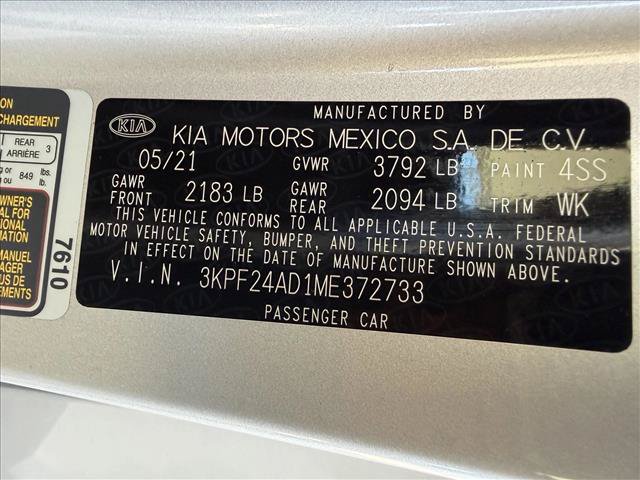 Used 2021 Kia Forte LXS FWD image 20