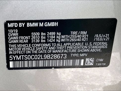 Used 2020 BMW X3 M w/ Executive Package AWD/4WD image 34