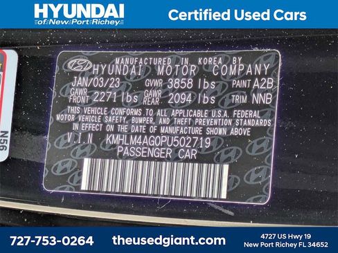 Certified 2023 Hyundai Elantra SEL image 30