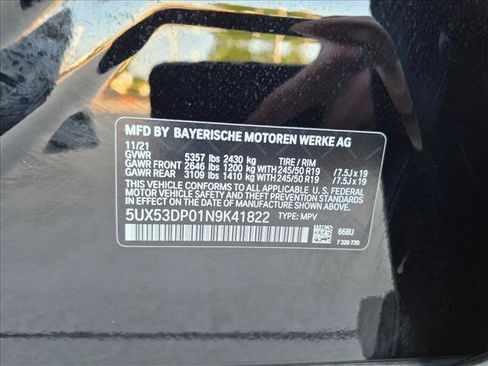 Used 2022 BMW X3 xDrive30i w/ Convenience Package AWD/4WD image 26
