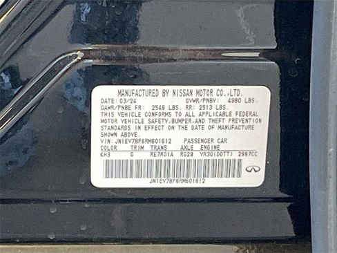 Used 2024 INFINITI Q50 Luxe w/ Cargo Package image 32