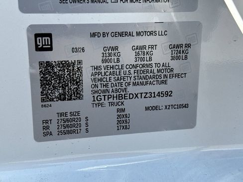 New 2026 GMC Sierra 1500 SLE w/ Preferred Package RWD image 26