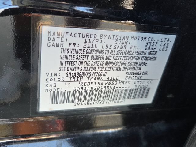 Used 2025 Nissan Sentra S FWD image 5