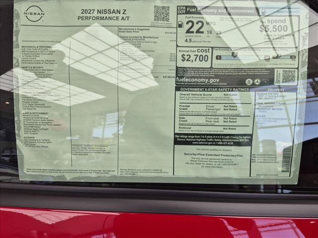 New 2027 Nissan Z Performance RWD image 16