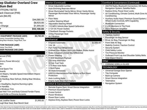 Used 2022 Jeep Gladiator Overland w/ Popular Equipment Package image 14