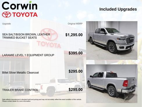 Used 2025 RAM 1500 Laramie AWD/4WD image 4