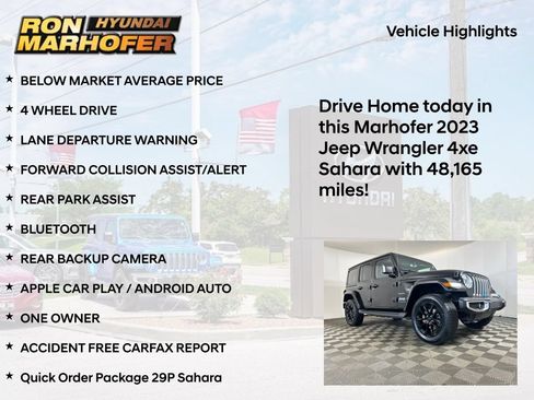 Used 2023 Jeep Wrangler Unlimited Sahara w/ Cold Weather Group AWD/4WD image 15