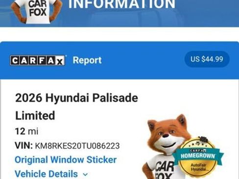 Used 2026 Hyundai Palisade Limited AWD/4WD image 4
