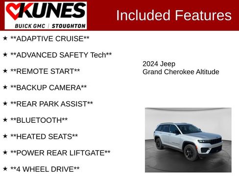 Used 2024 Jeep Grand Cherokee Altitude AWD/4WD image 2