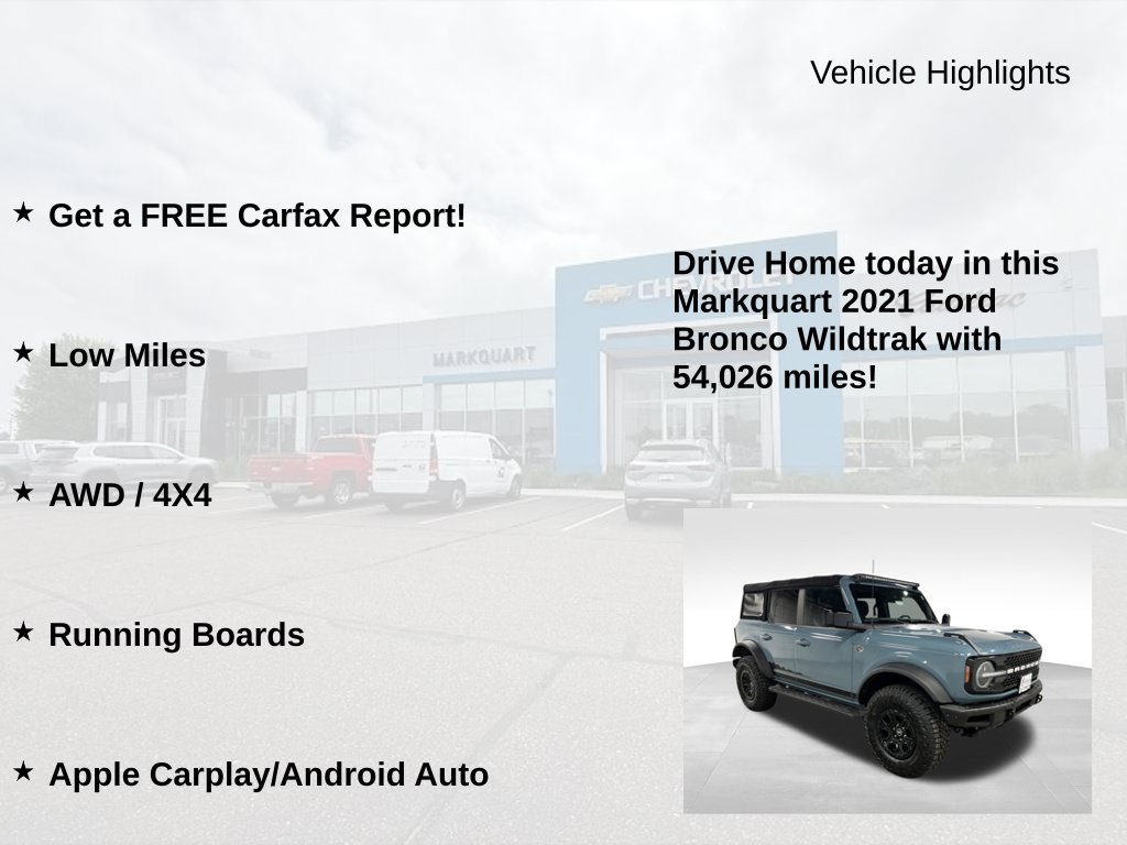 Used 2021 Ford Bronco Wildtrak AWD/4WD image 9