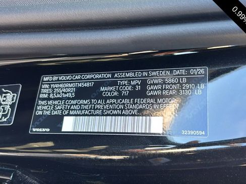 New 2026 Volvo XC60 T8 Ultra w/ Climate Package AWD/4WD image 33