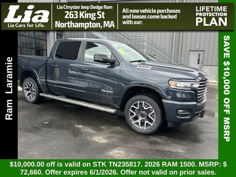 New 2026 RAM 1500 Laramie w/ Bed Utility Group AWD/4WD image 1