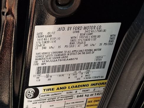 Used 2017 Ford Expedition Limited AWD/4WD image 28