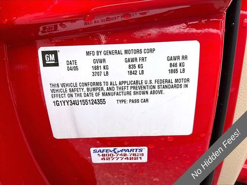 Used 2005 Chevrolet Corvette Convertible w/ Preferred Equipment Group RWD image 24