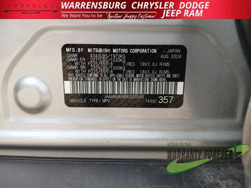 Used 2024 Mitsubishi Outlander Sport SE image 11