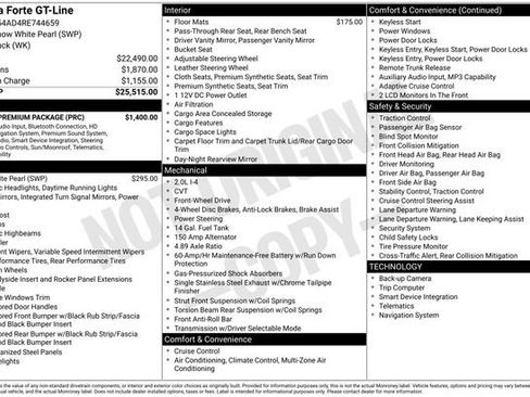 Used 2024 Kia Forte GT-Line w/ GT-Line Premium Package image 9