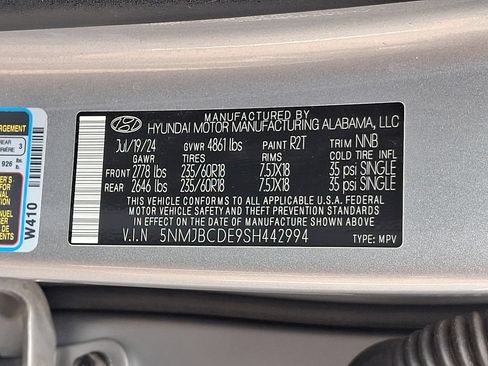 Used 2025 Hyundai Tucson SEL AWD/4WD image 27