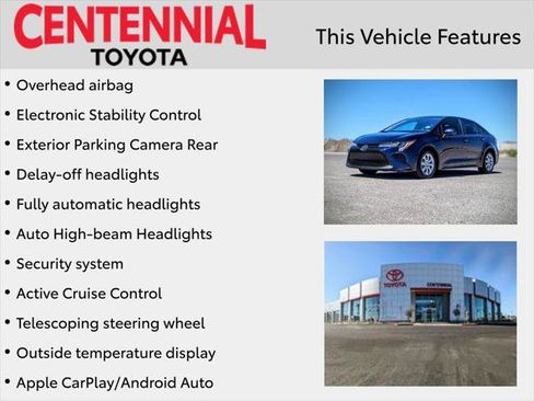 Certified 2021 Toyota Corolla LE w/ Carpet Mat Package (TMS) FWD image 4