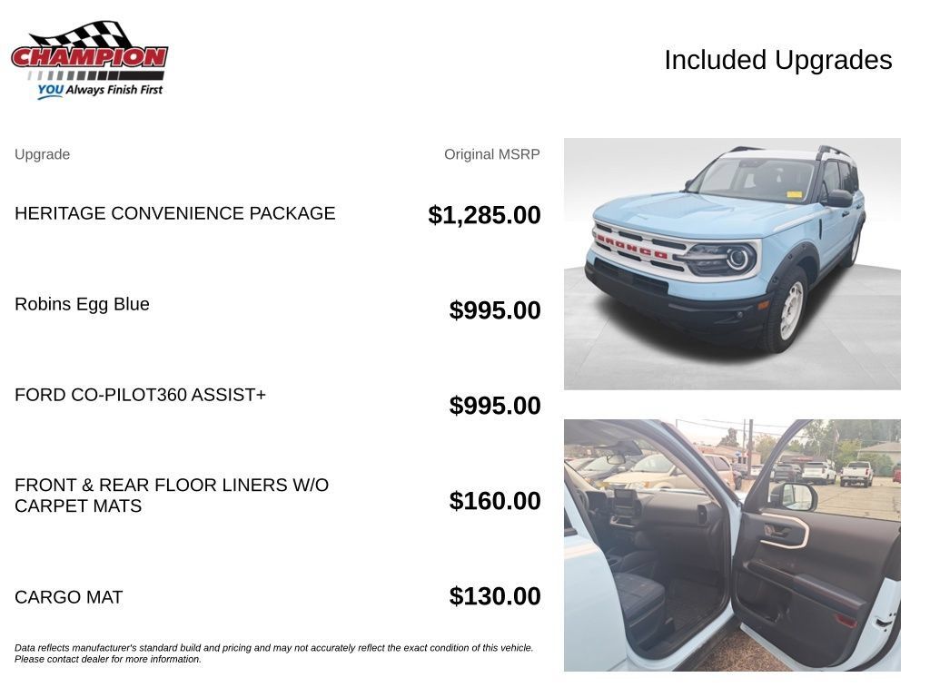 Used 2024 Ford Bronco Sport Heritage w/ Heritage Convenience Package AWD/4WD image 7