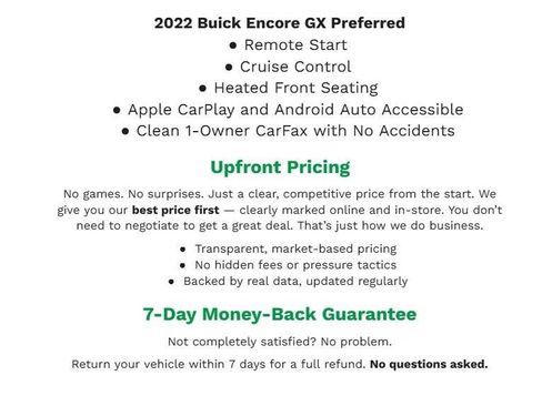 Used 2022 Buick Encore GX Preferred w/ Cold Weather Comfort Package image 1