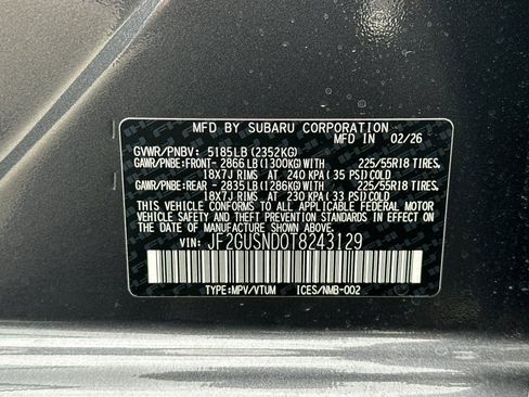 New 2026 Subaru Crosstrek 2.5i Limited AWD/4WD image 35