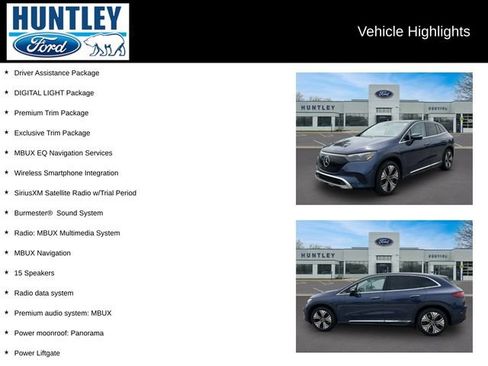 Used 2023 Mercedes-Benz EQE 350+ 4MATIC SUV w/ Exclusive Trim Package image 2