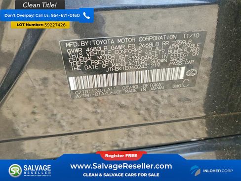 Used 2011 Lexus ES 350 FWD image 16