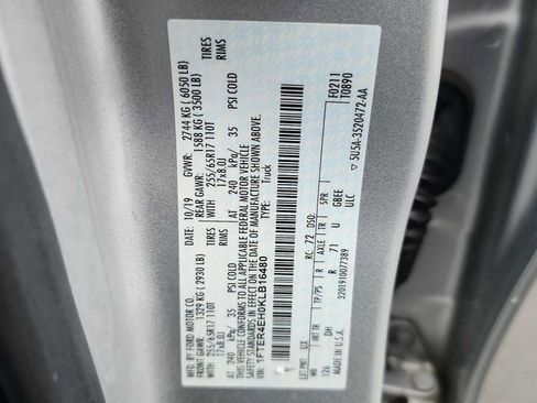 Used 2019 Ford Ranger Lariat w/ Equipment Group 501A Mid image 26