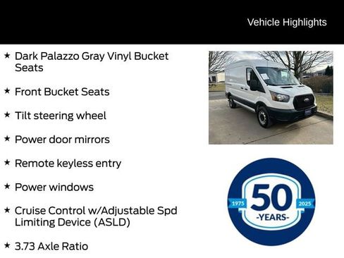 Certified 2023 Ford Transit 250 Medium Roof image 11