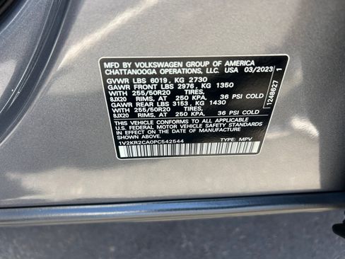 Used 2023 Volkswagen Atlas SE w/ Panoramic Sunroof Package AWD/4WD image 25