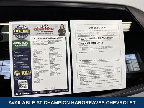 Certified 2023 Chevrolet TrailBlazer ACTIV w/ Convenience Package AWD/4WD image 43