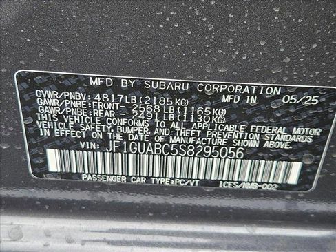 New 2025 Subaru Impreza 2.0i w/ Popular Package #1A image 17