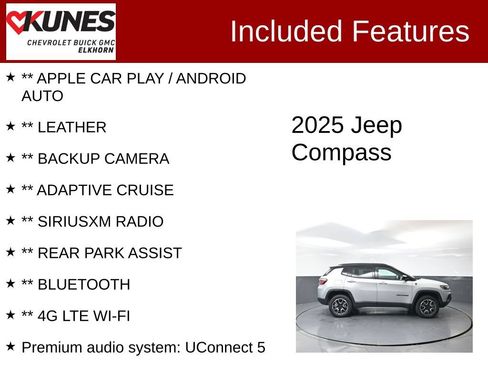 Used 2025 Jeep Compass Trailhawk AWD/4WD image 2