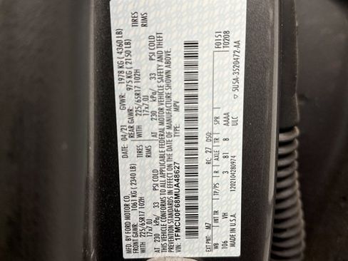 Used 2021 Ford Escape S FWD image 11