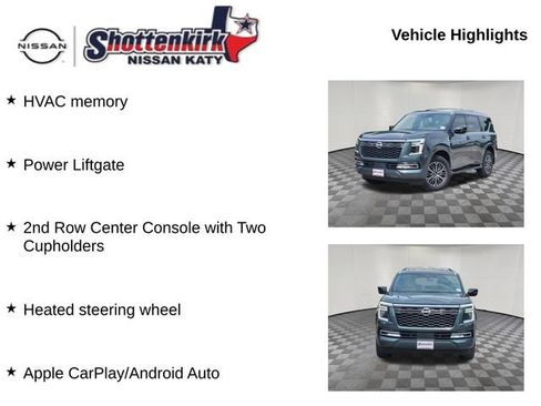 Used 2026 Nissan Armada SL w/ Captain's Chari Seat Package RWD image 12